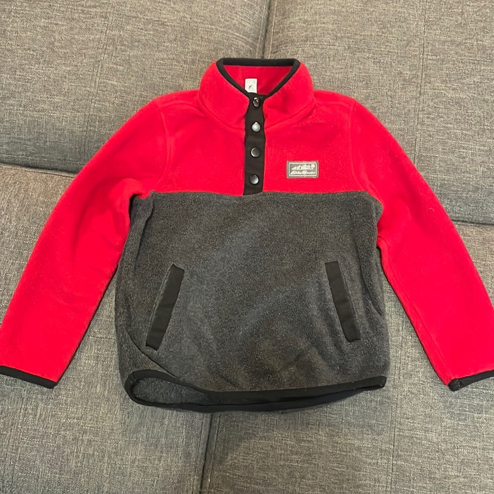 EDDIE BAUER Kids Fleece Pullover size XS 4